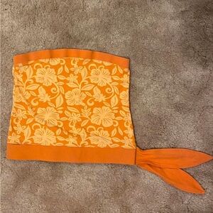 Arizona Orange Floral Top